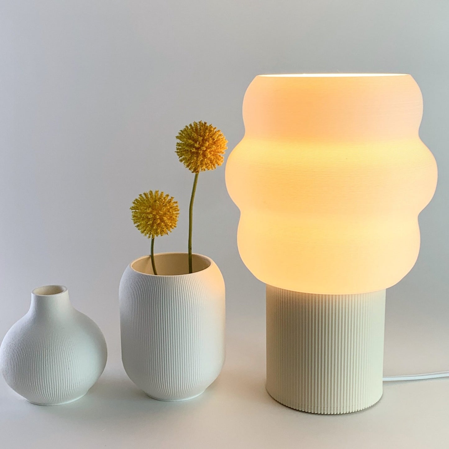 Cream Lamp