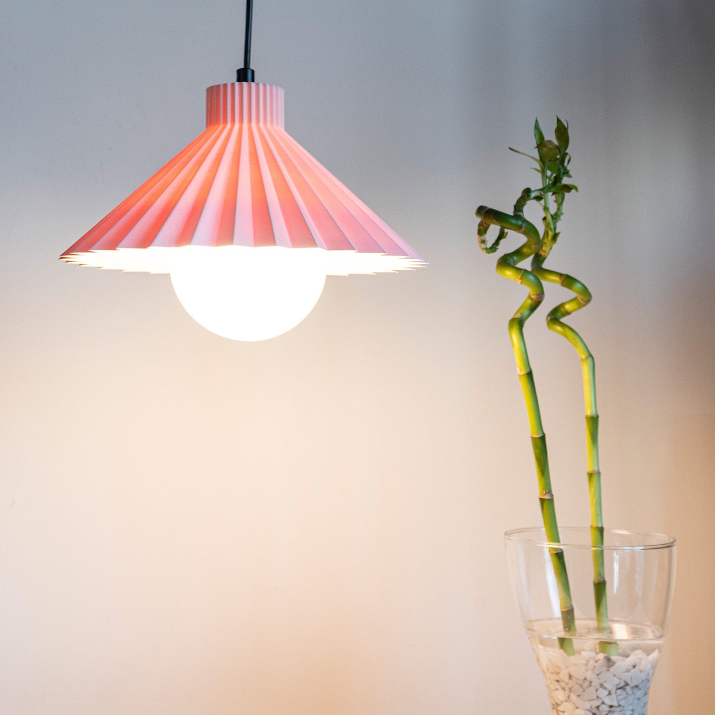 Pleated Pendant Lamp