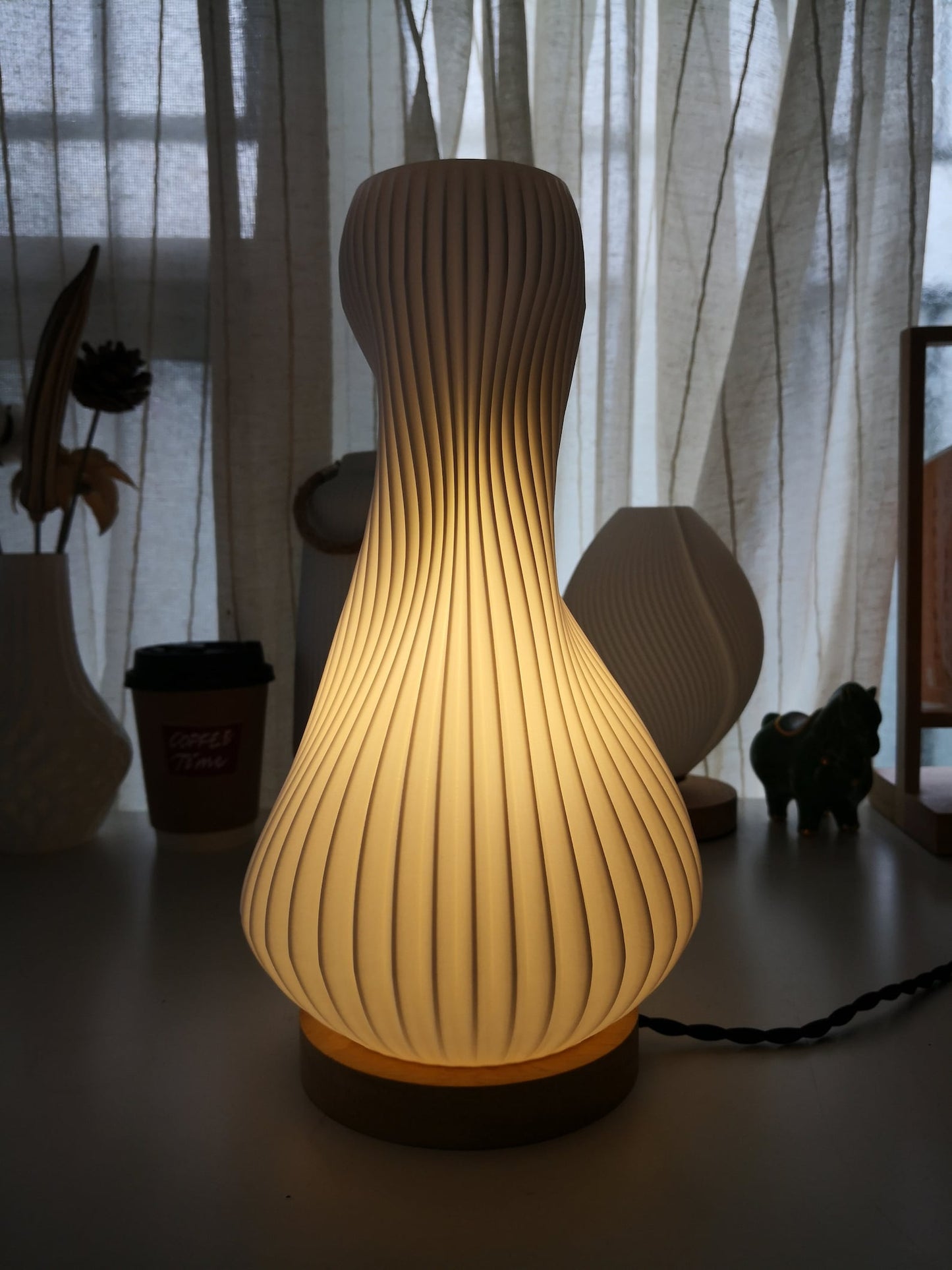 Pleated Table Lamp