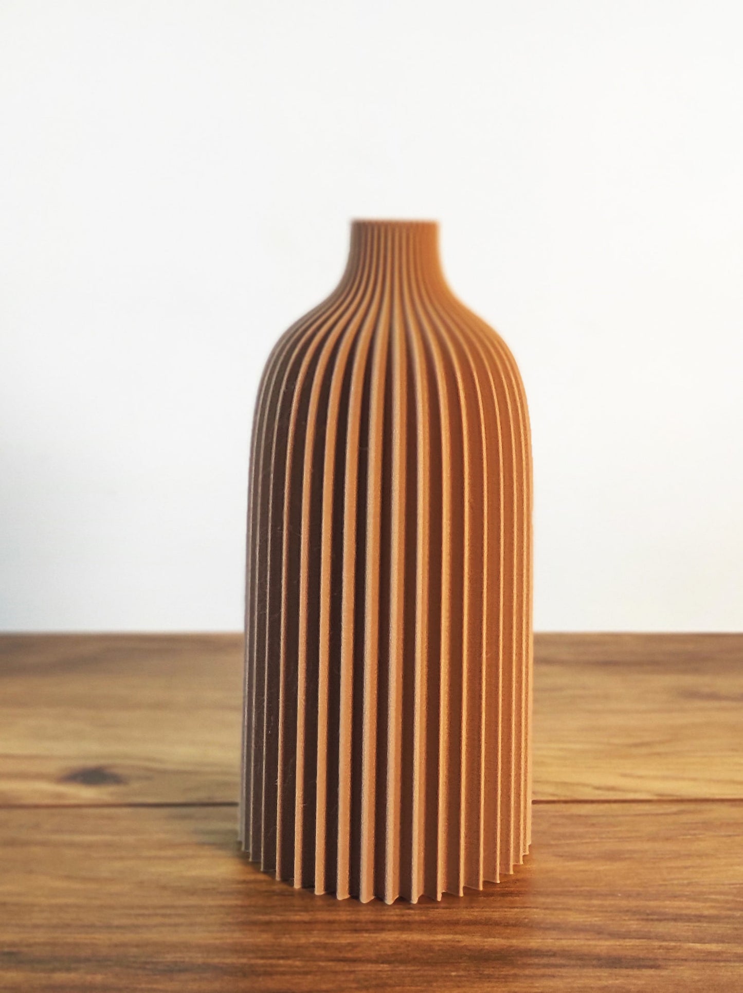 Ribbed Neck Vase