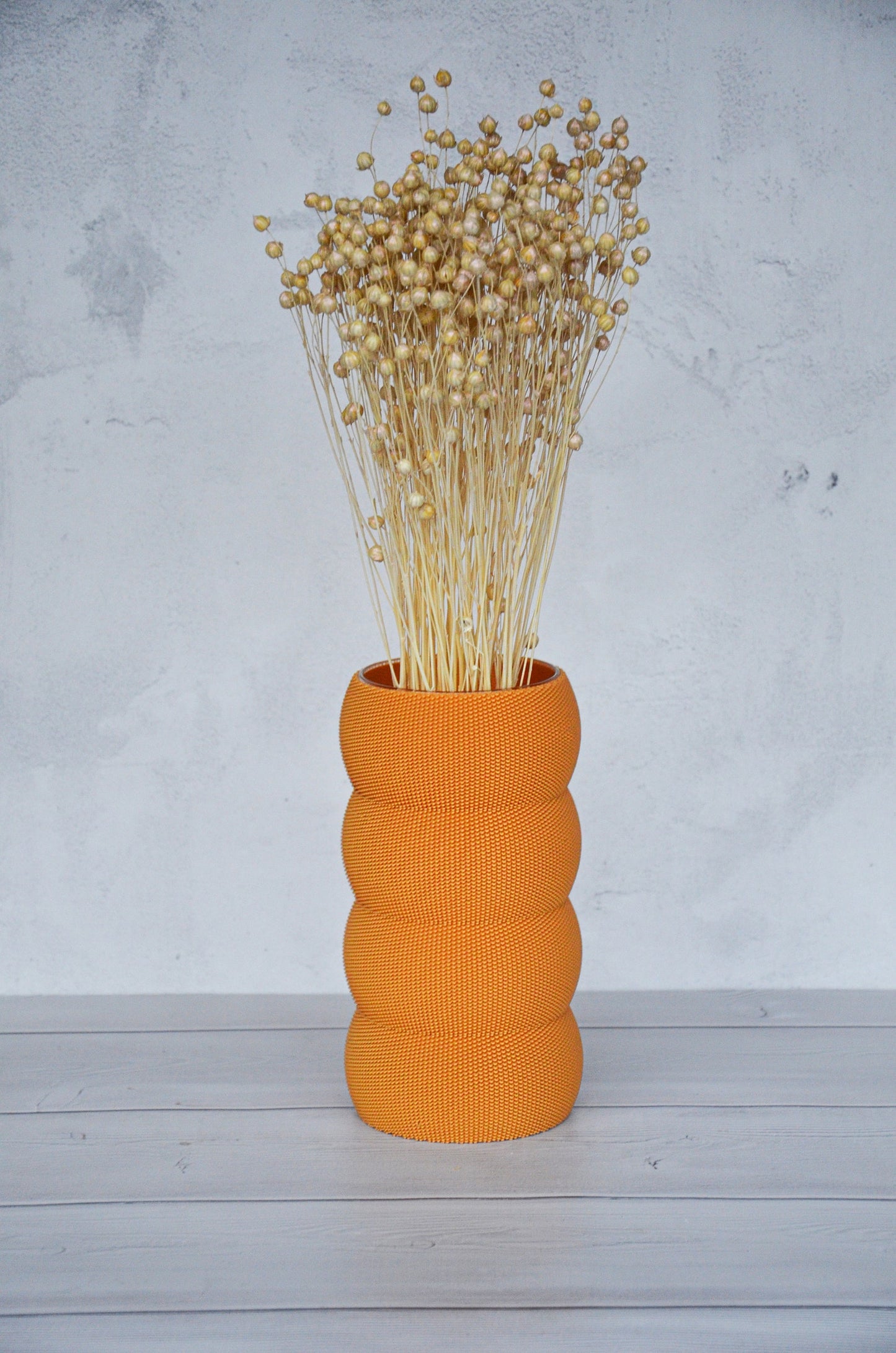 Wavy Golden Flowerpot vase