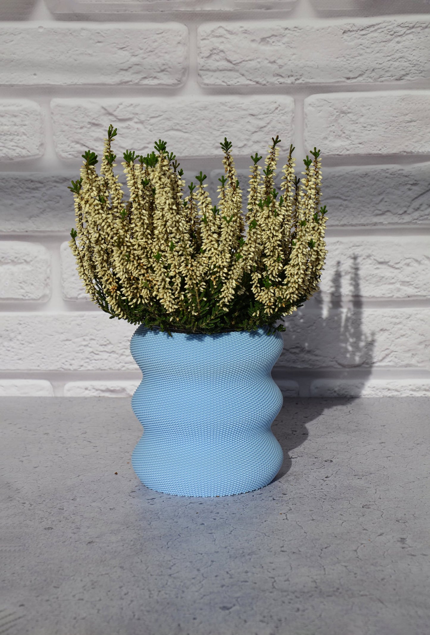 Pastel Blue Modern vase