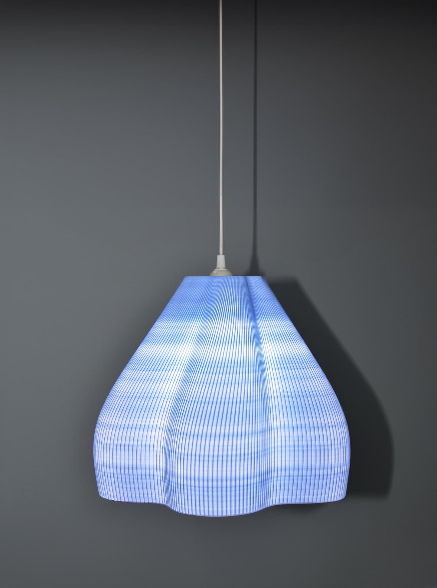 Opaque Ribbed Lamp