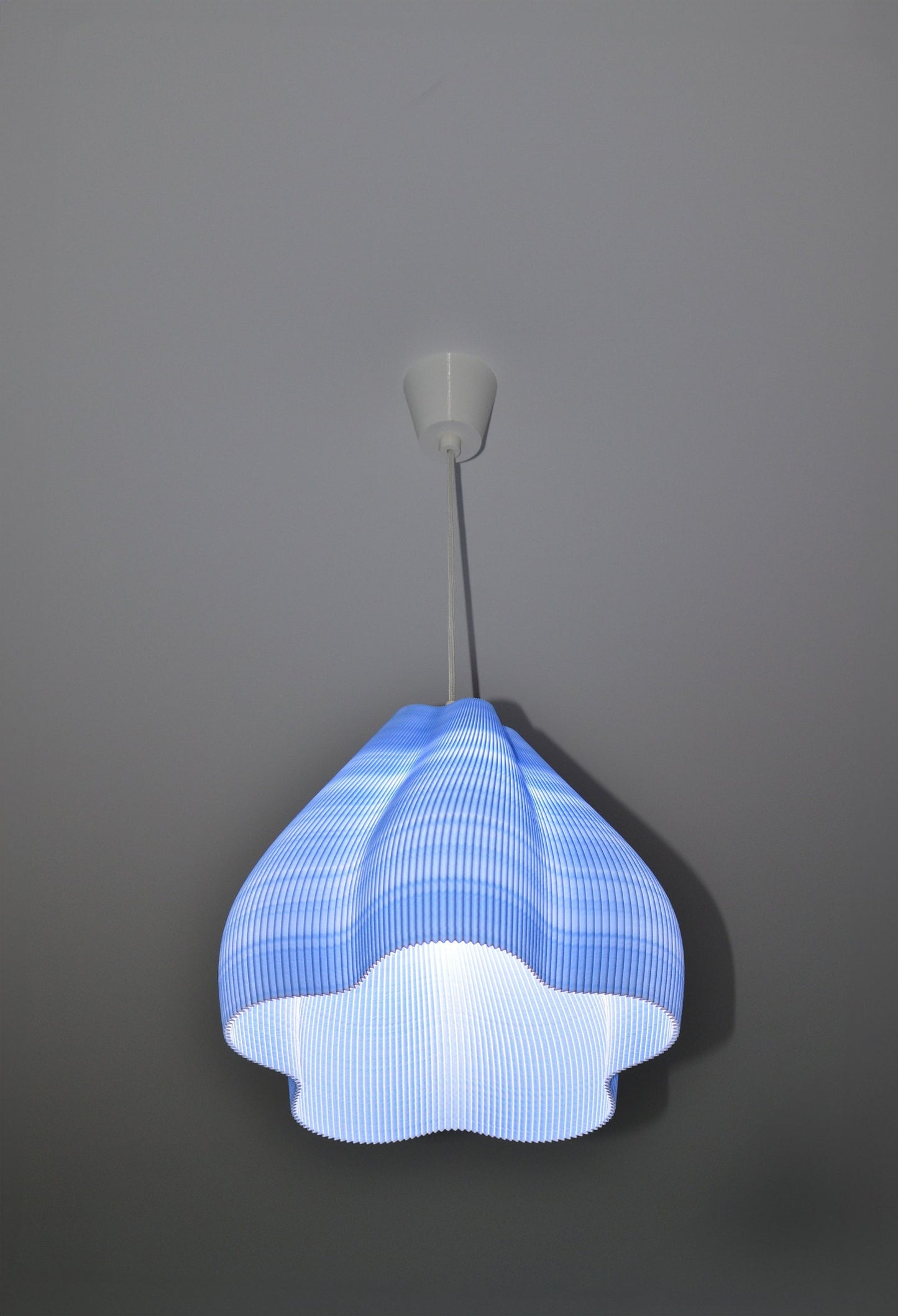 Opaque Ribbed Lamp