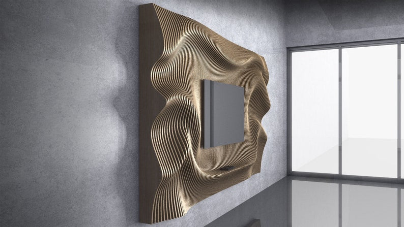 Parametric Wavy Wall Decor