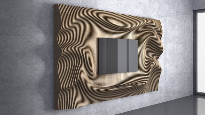 Parametric Wavy Wall Decor