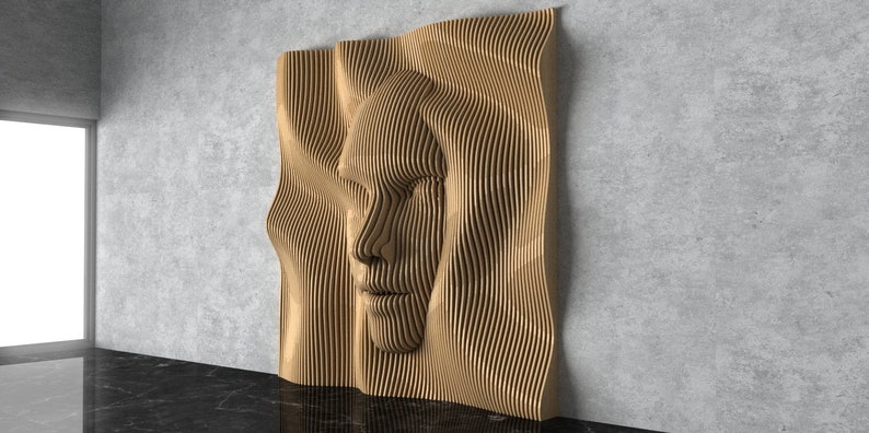 Parametric Wavy Wall Decor